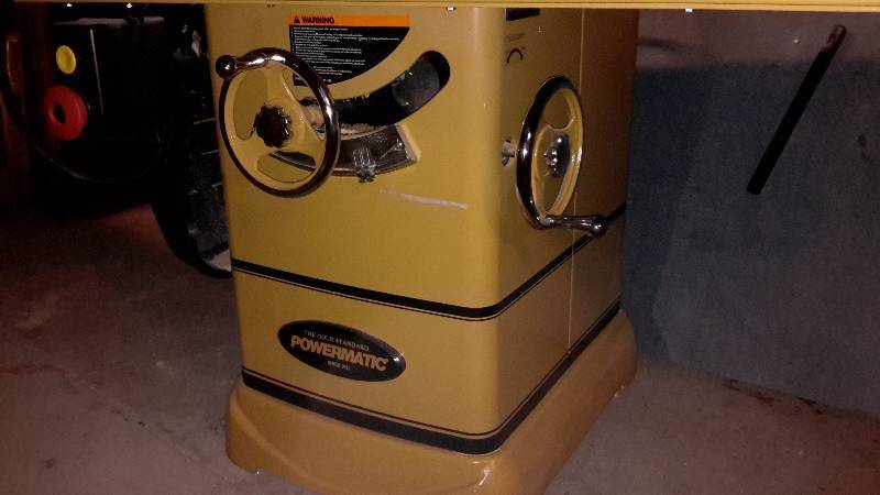 Powermatic Model 2000 Industrial Table Saw.  3 Phase