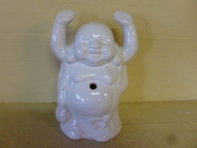 lot 21 image: Porcelain Buddha