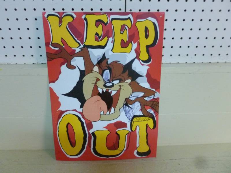 lot 179 image: Metal Sign