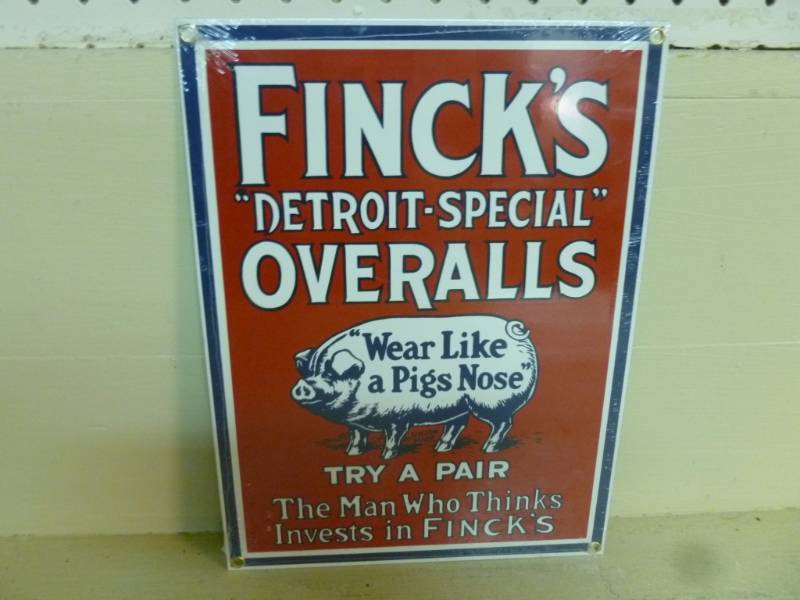 lot 223 image: Porcelain Sign