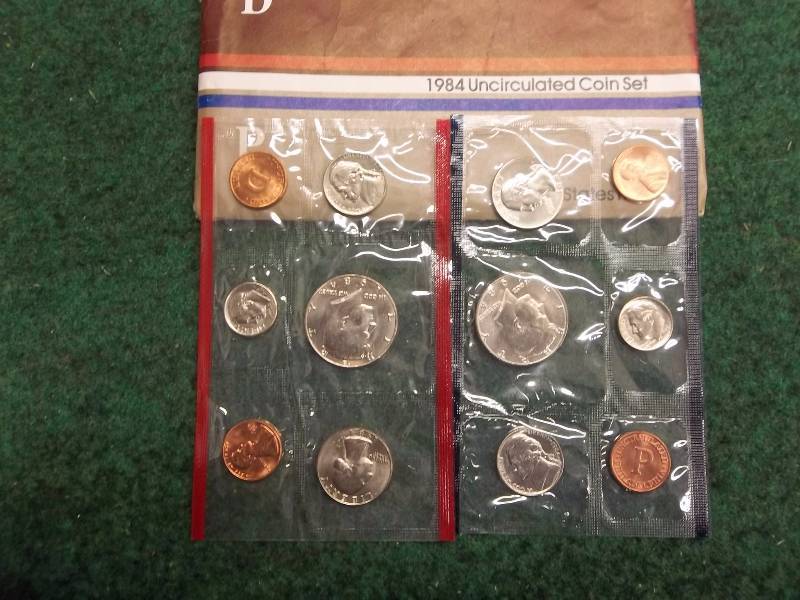 1984 US Mint Unc Coin Set P&D