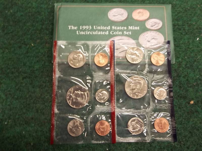 1993 US Mint Unc Coin Set P&D