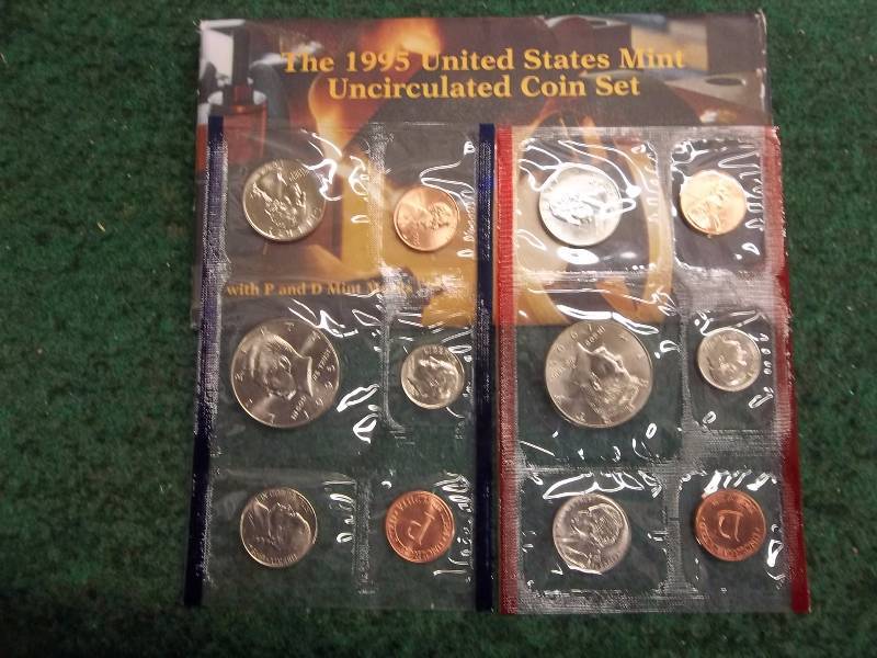 1995 US Mint Unc Coin Set P&D