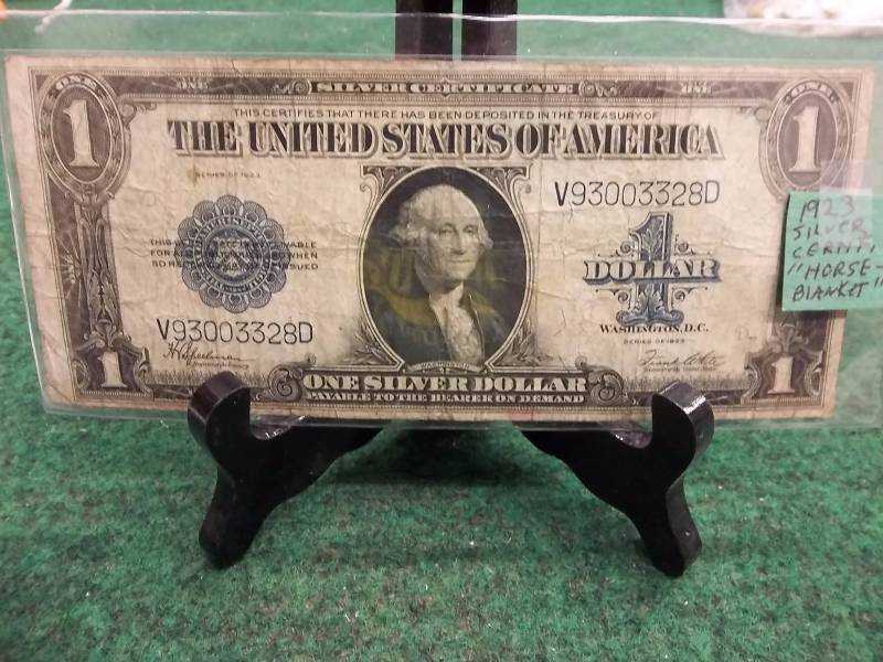 1923 US Silver Certificate Horse Blanket