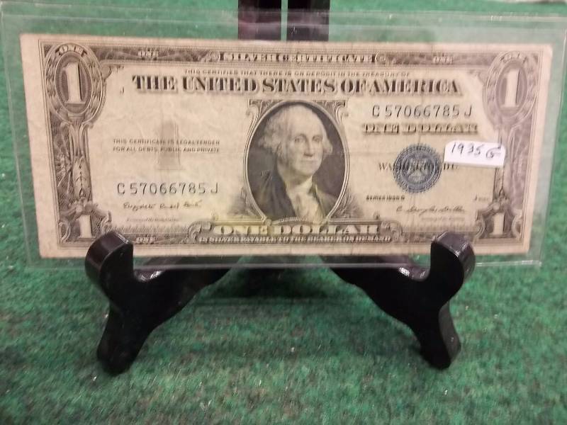 US $1 Silver Certificate Series 1935 G
