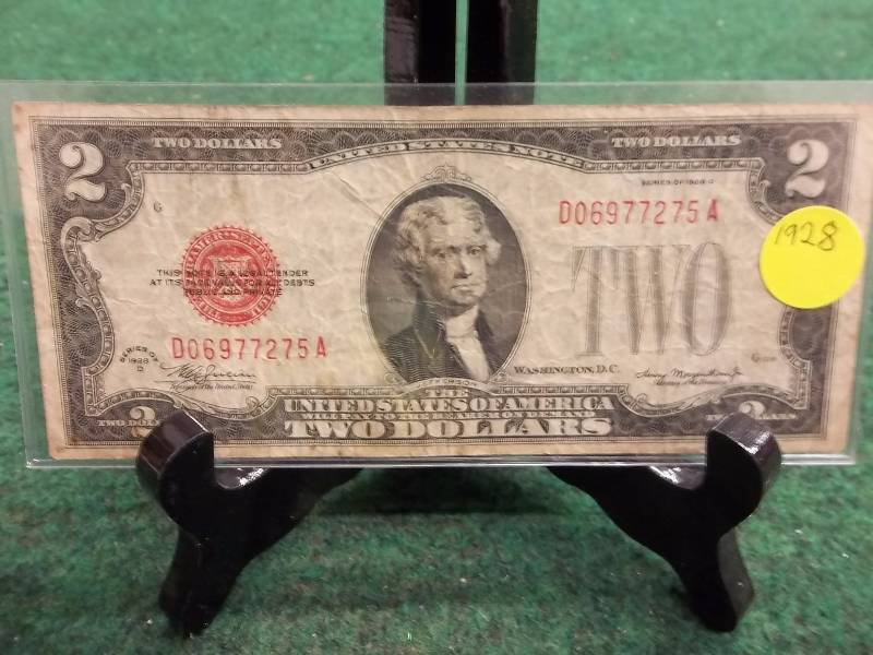 US Note $2 Bill  1928 D Series