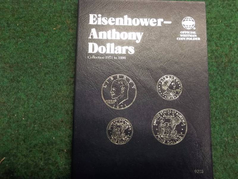 EisenhowerAnthony Witman Coin Folder With All Ike Dollars 1971-1978 (12 In All)