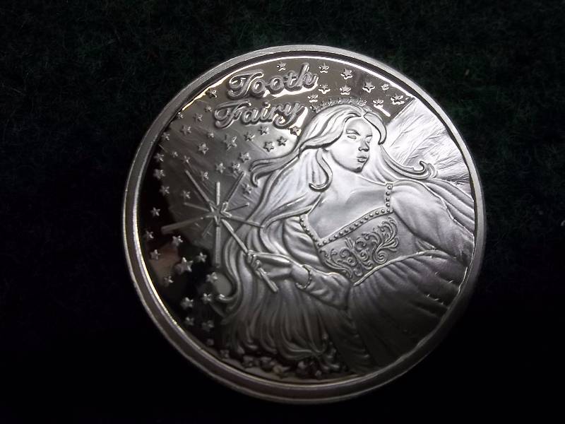 Tooth Fairy 1 Oz. Round Silver Comemmorative .999