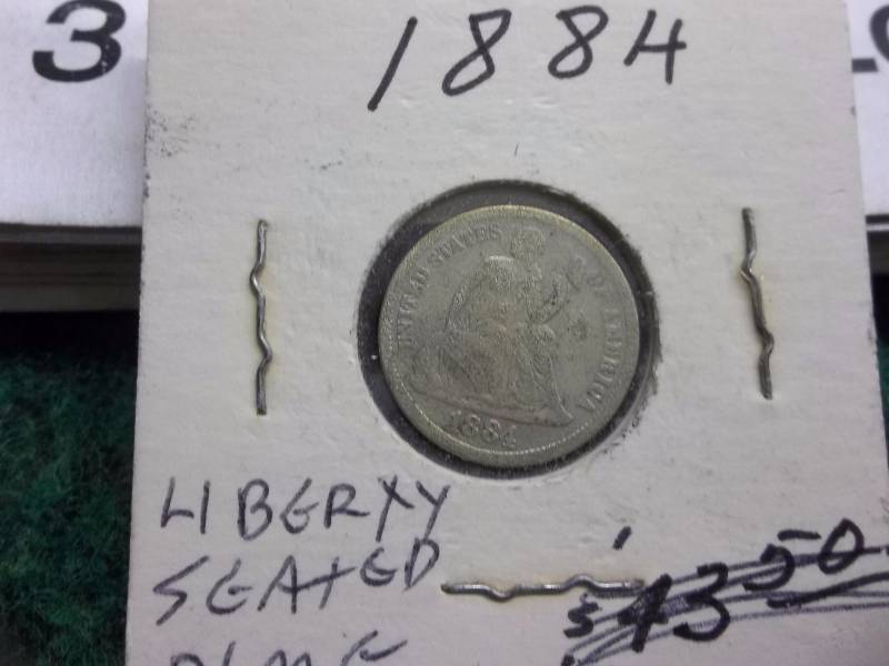 1884 Seated Liberty Dime