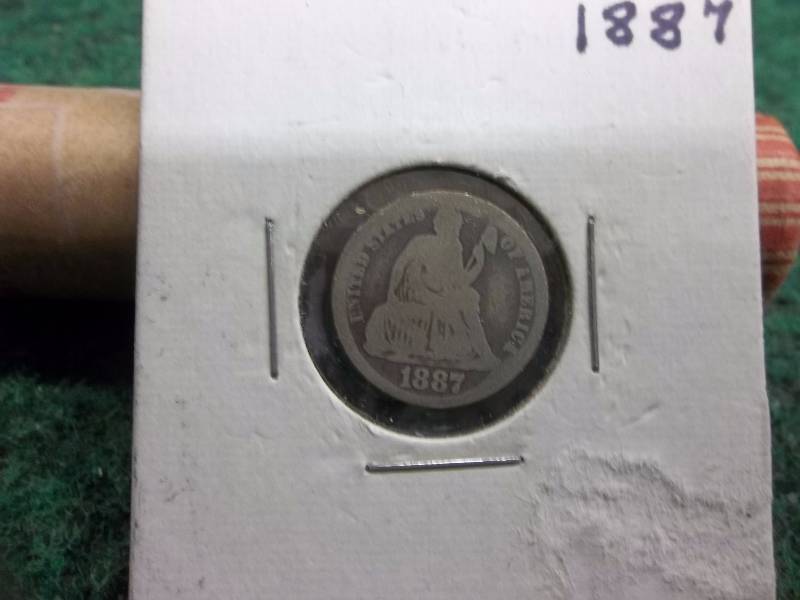 1887 Seated Liberty Dime