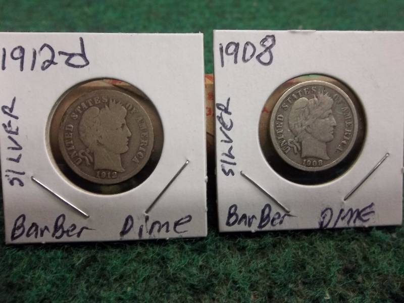 1908, 1912 D Barber D Dimes