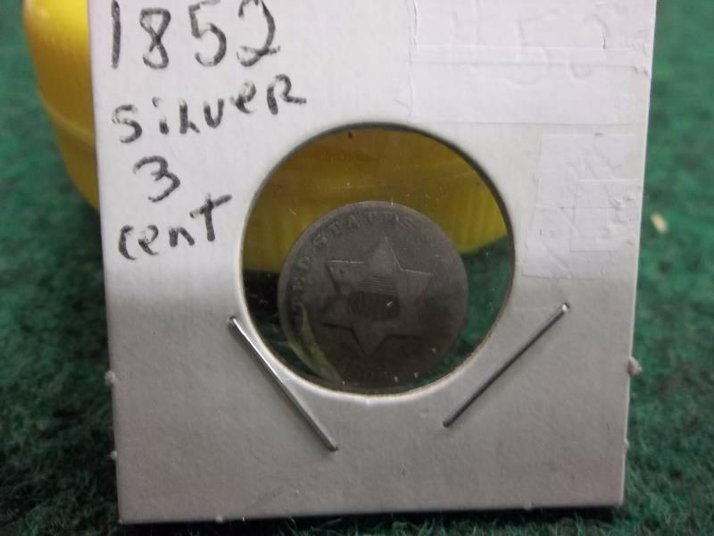 1852 3-Cent Silver Piece