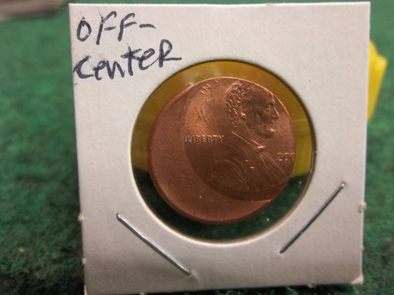 Off Center Strike Lincoln Cent