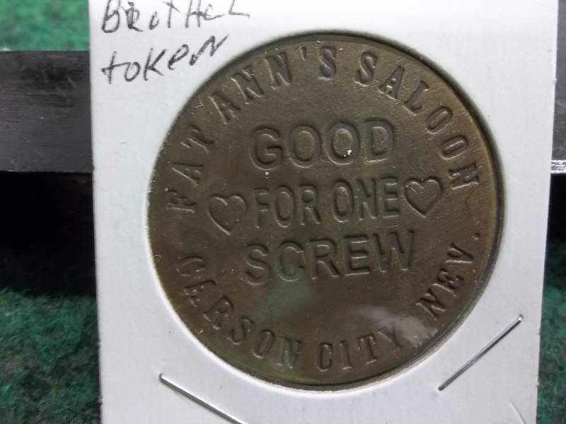 Brothel Token (Fat Anns Saloon Carson City, Nevada)