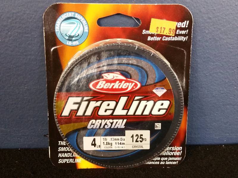 lot 33 image: Berkley Fireline crystal