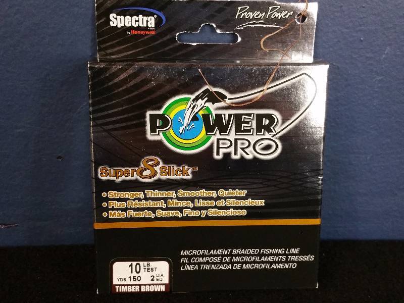 lot 42 image: Power ProSuper 8 Slick Microfilament Braided Fishing Line