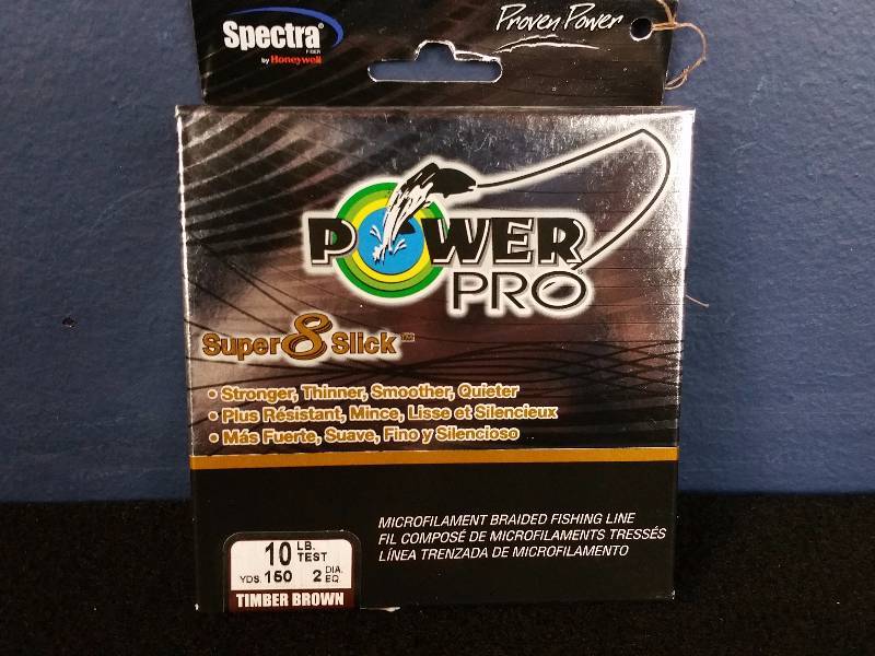 lot 43 image: Power ProSuper 8 Slick Microfilament Braided Fishing Line