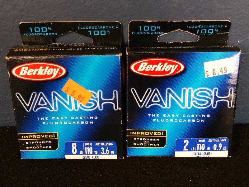 lot 61 image: Berkley Vanish Fishing Line