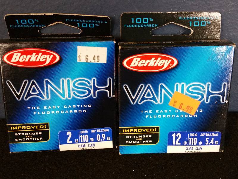 lot 62 image: Berkley Vanish Fishing Line