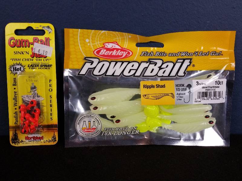 lot 128 image: Berkley PowerBait & Northland Jigs