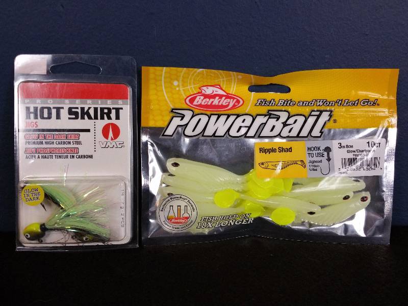 lot 132 image: Berkley PowerBait & Hot Skirt Jigs