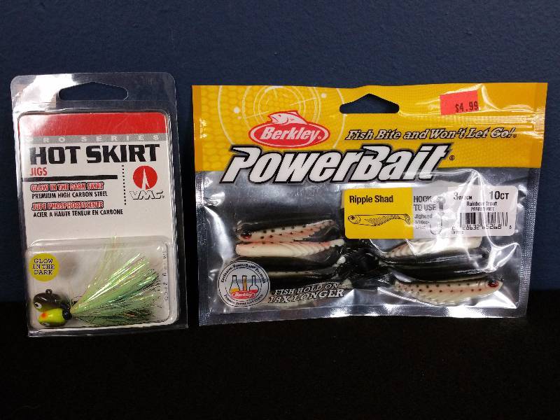lot 133 image: Berkley PowerBait & Hot Skirt Jigs