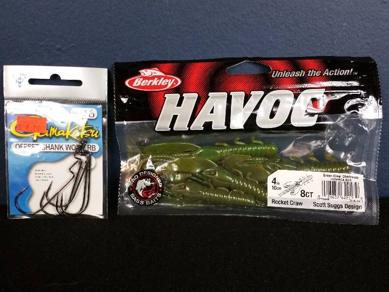 lot 139 image: Gamakatsu Hooks & Berkley Havoc Baits