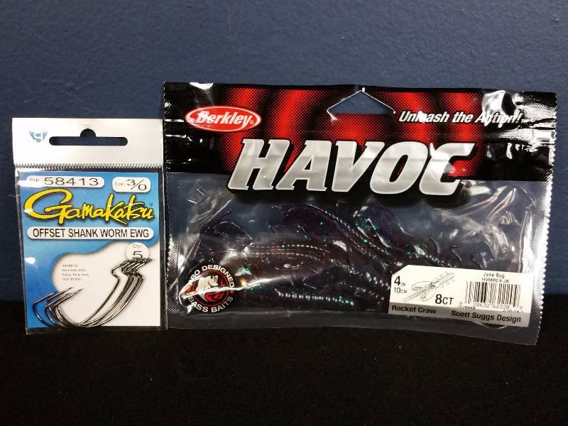 lot 140 image: Gamakatsu Hooks & Berkley Havoc Baits