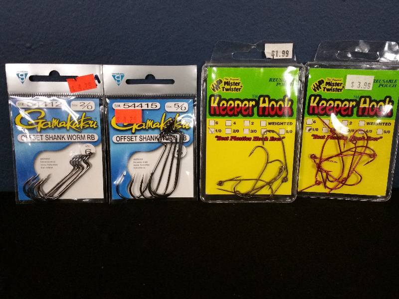 lot 156 image: Gamakkatsu & Mister Twister Hooks