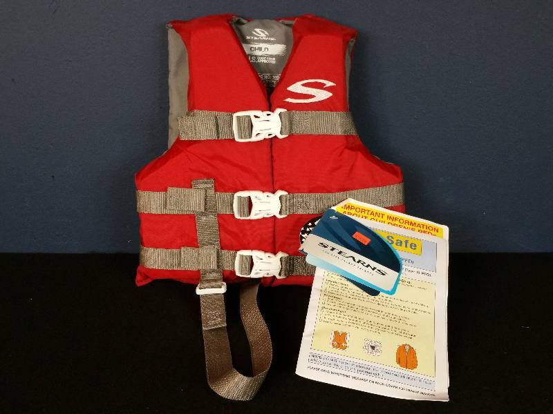 lot 159 image: Red Stearns Child Life Vest