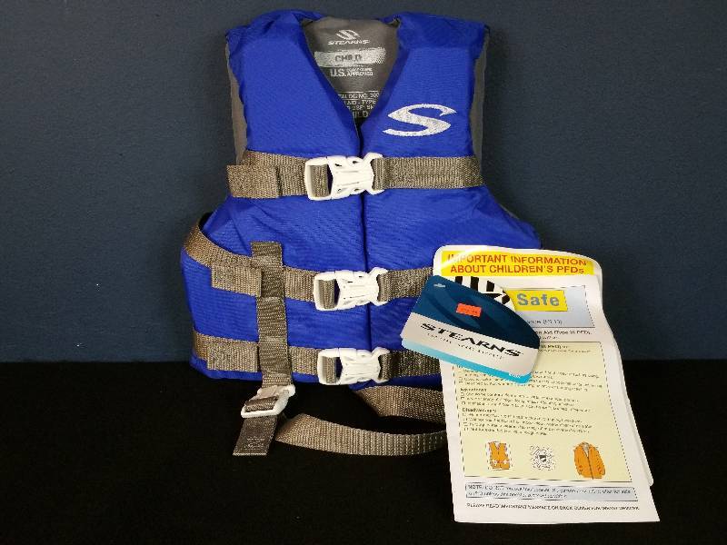 lot 164 image: Blue Stearns Child Life Vest