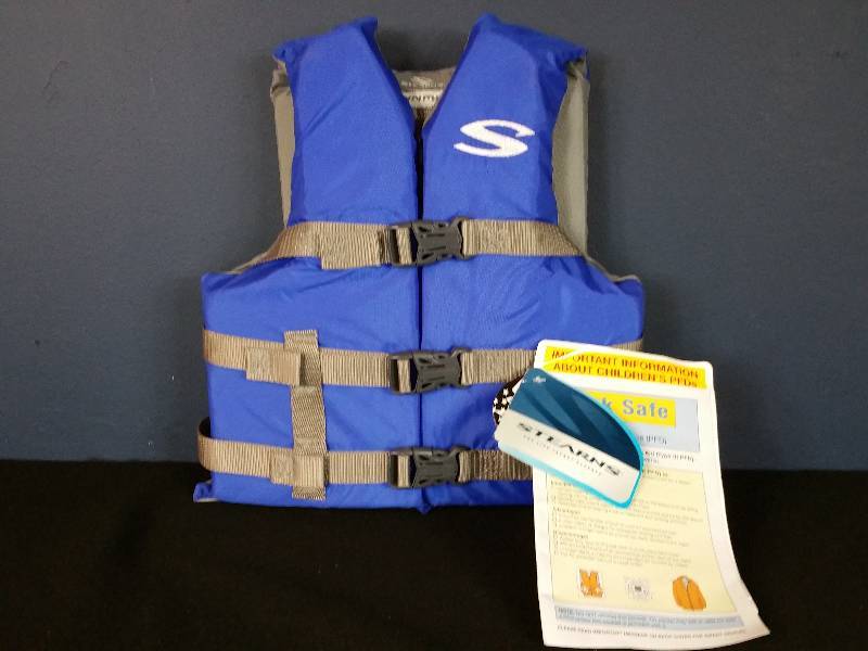 lot 165 image: Blue Stearns Youth Life Vest