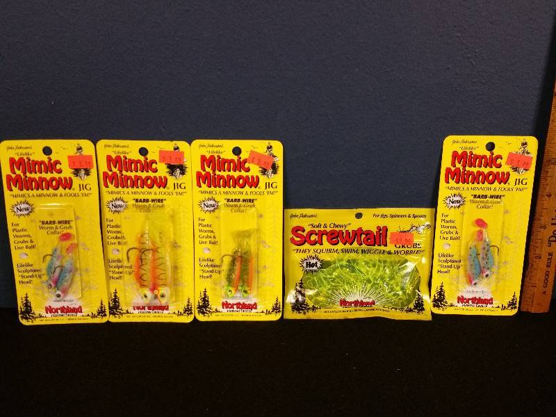 lot 245 image: Northland Mimic Minnow, Screwtail, Etc.
