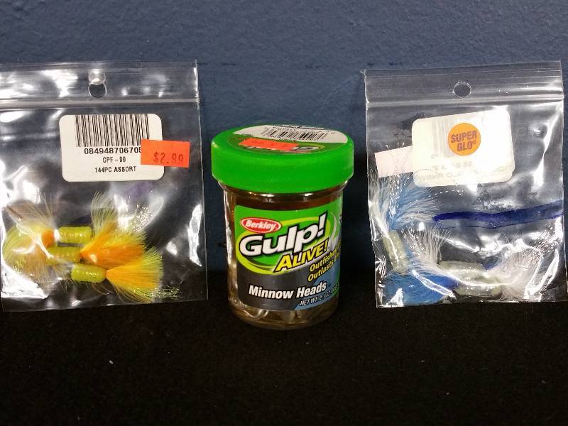 lot 265 image: Berkley Gulp Alive  (2) Packages of Soft Baits