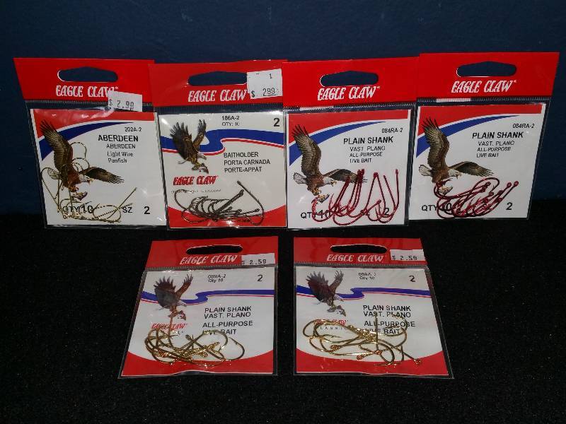 lot 281 image: Eagle Claw #2 Hooks