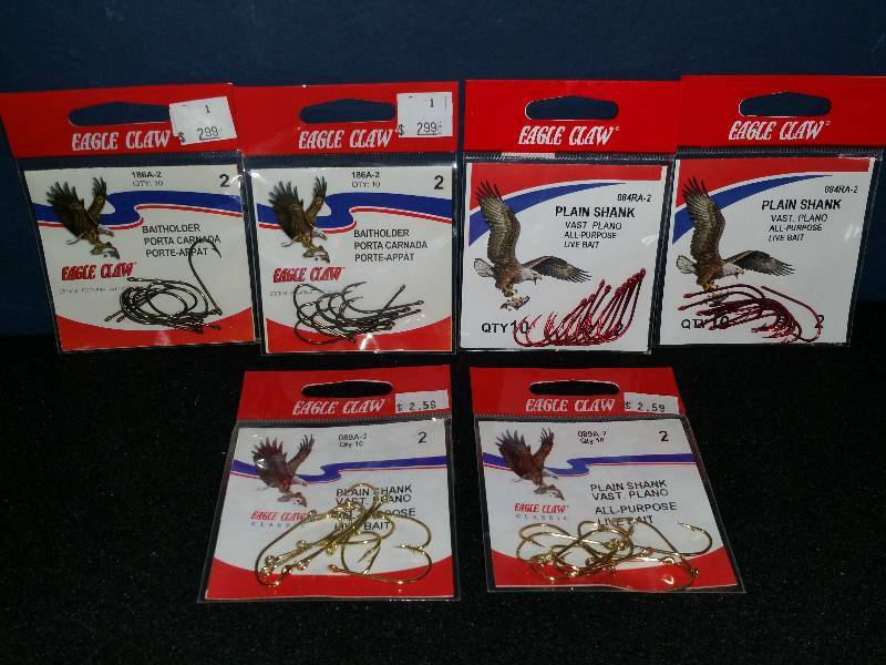 lot 282 image: Eagle Claw #2 Hooks