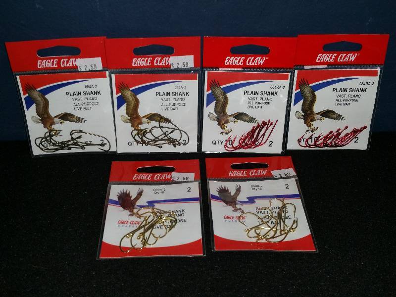 lot 285 image: Eagle Claw #2 Hooks