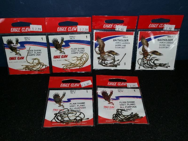 lot 286 image: Eagle Claw #1 Hooks
