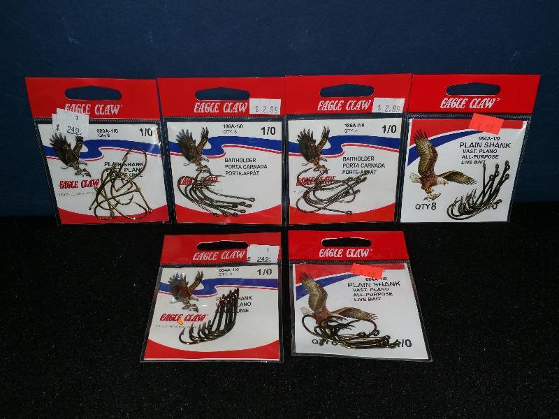 lot 293 image: Eagle Claw 10 Hooks