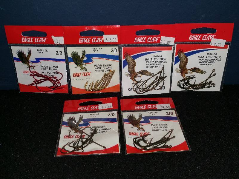 lot 294 image: Eagle Claw 20 Hooks