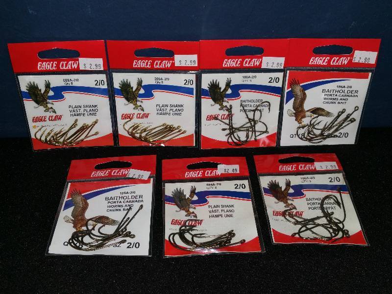 lot 298 image: Eagle Claw 20 Hooks