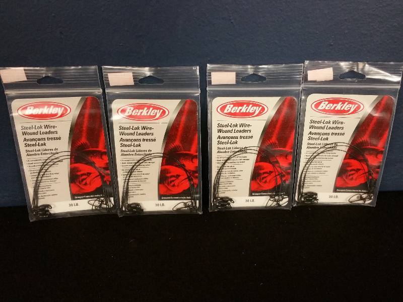 lot 349 image: Berkley Steel-Lok Wire-Wound Leaders
