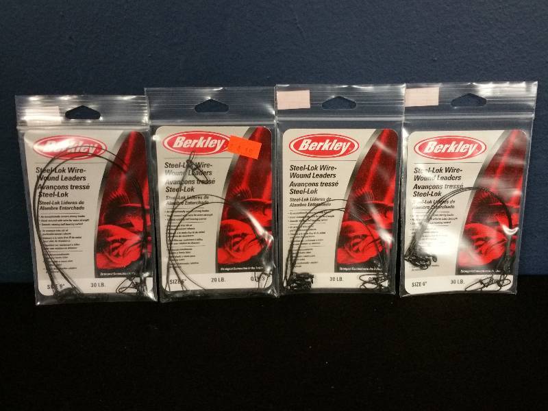 lot 350 image: Berkley Steel-Lok Wire-Wound Leaders