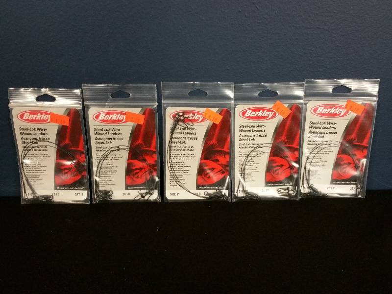 lot 351 image: Berkley Steel-Lok Wire-Wound Leaders