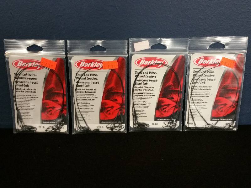 lot 352 image: Berkley Steel-Lok Wire-Wound Leaders