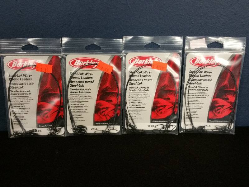 lot 353 image: Berkley Steel-Lok Wire-Wound Leaders