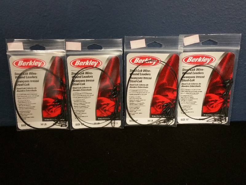 lot 355 image: Berkley Steel-Lok Wire-Wound Leaders