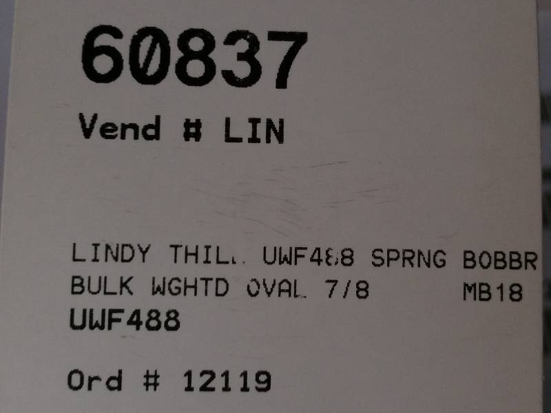 lot 196 image: Lindy Thill Premium Weighted Bobbers