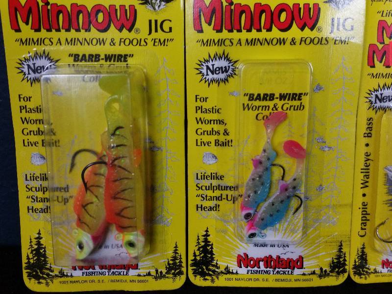 lot 235 image: Northland Mimic Minnow, Screwtail, Etc.