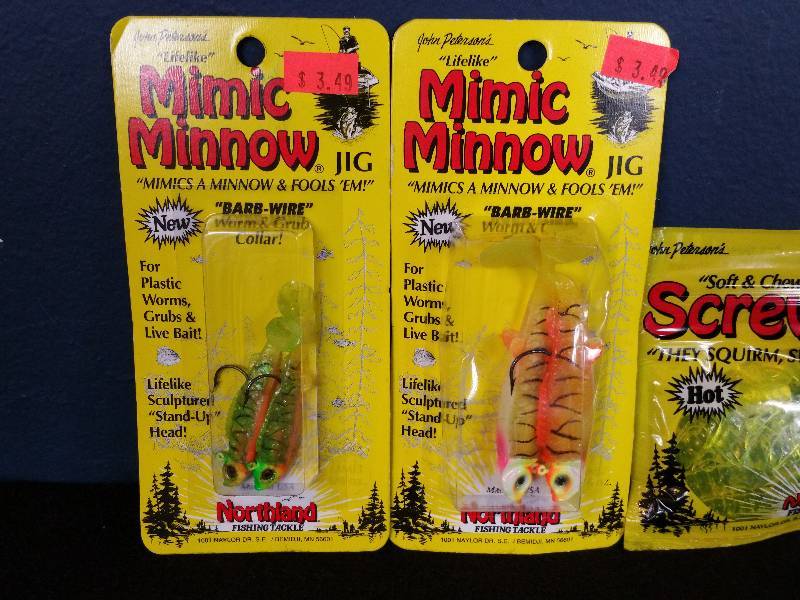 lot 239 image: Northland Mimic Minnow, Screwtail, Etc.